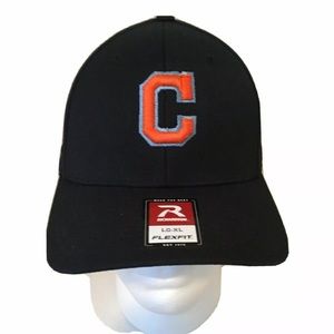 Richardson Pro Model Stretch Fit NAVY Cap Embroidered C LG/XL & SM/MD Style 585